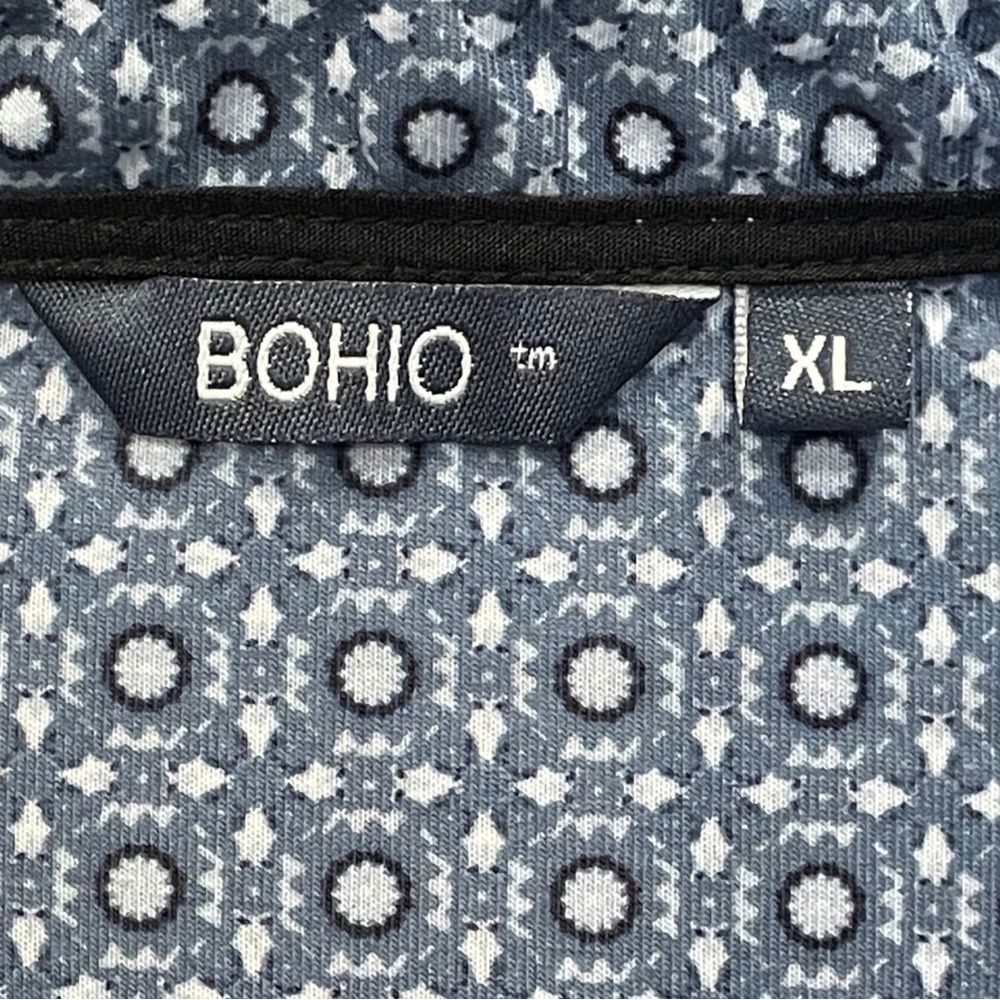 Bohio Men’s Polo Shirt – Red w/ Black Trim – Size XL - Picture 8 of 11